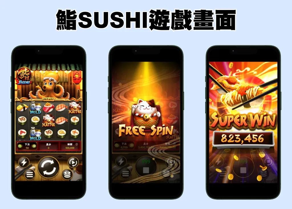 富遊線上老虎機鮨SUSHI：享受壽司盛宴、體驗獎金翻倍快感！