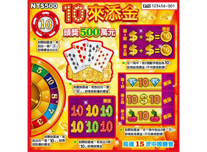 2025刮刮樂攻略》刮刮樂中獎率排行？哪一張100％中獎？